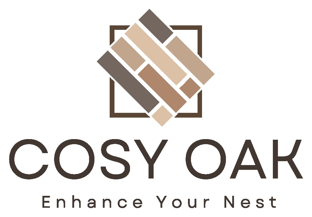 Cosy Oak logo with tagline